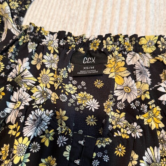 City Chic CCX Daisy Peplum Corset Top - Picture 5 of 5